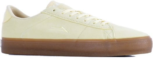 Lakai Newport Skate Shoes - light yellow suede - view large