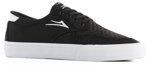 Lakai Riley 3 Skate Shoes - black snake suede - view large
