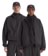The North Face TNF Red Box Packable Hooded Wind Jacket - obsidian - model 1