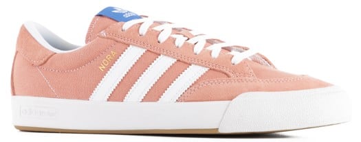 Adidas Nora Skate Shoes - wonder clay/footwear white/bluebird - view large