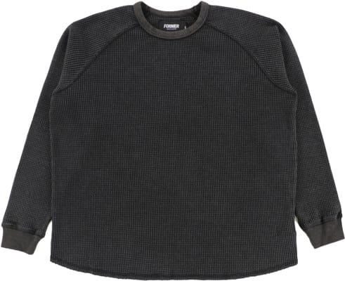 Former AG Acid Waffle L/S T-Shirt - acid black - view large