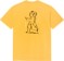 Polar Skate Co. Dual Living T-Shirt - yellow - reverse