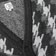 Polar Skate Co. Houndstooth Louis Cardigan Sweater - grey - front detail