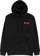 Independent Rhino Hoodie - black - front