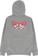 Independent Rhino Hoodie - gunmetal heather - reverse