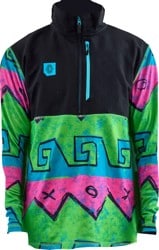 Airblaster Quickstrike Quarter Zip Sweatshirt - hot wave