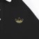 Adidas Tyshawn Rugby Polo Shirt - black/white - front detail