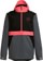 Airblaster Trenchover Jacket (Closeout) - black/hot coral