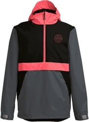 Airblaster Trenchover Jacket (Closeout) - black/hot coral