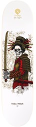 Powell Peralta Yosozumi Onna-Bugeisha 8.0 Skateboard Deck - white/gold foil
