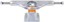 Independent T-Funk Stage 11 Standard Skateboard Trucks - polished silver (159) - reverse