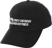 Obey Design Industries Strapback Hat - black