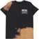Creature Bonehead Flame T-Shirt - greasy black - front