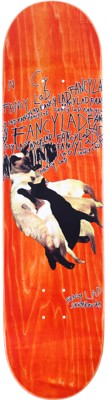 Fancy Lad Cats Feeding 8.1 Skateboard Deck - orange - view large