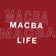 Lakai Lakai x MACBALIFE T-Shirt - red - front detail
