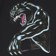 Santa Cruz Natas Sketch Panther T-Shirt - black - reverse detail