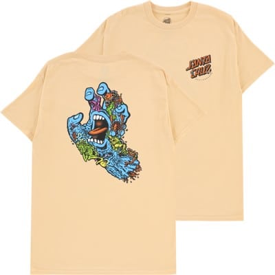 Santa Cruz Roskopp Screaming Five T-Shirt - vegas gold - view large