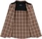 Independent Belmont Flannel Shirt - brown/tan - open
