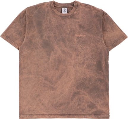 Polar Skate Co. Surf Logo Acid T-Shirt - brown - view large