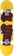 Toy Machine Fists 001 7.75 Complete Skateboard - yellow