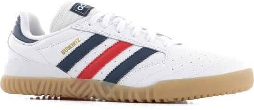 Adidas Busenitz Indoor Super Skate Shoes - footwear white/collegiate navy/better scarlet - view large