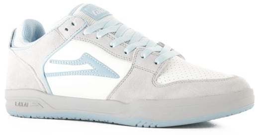 Lakai Telford Low Skate Shoes - grey suede/desaturated blue - view large