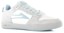 Lakai Telford Low Skate Shoes - grey suede/desaturated blue