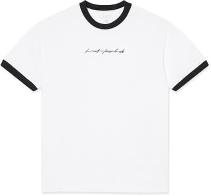 Last Resort AB Signature Ringer T-Shirt - white/black - view large