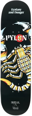 Pylon Ecstasy And Danger 8.625 Skateboard Deck - black (nullifier) - view large