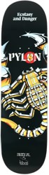 Pylon Ecstasy And Danger 9.0 Skateboard Deck - black (nullifier)