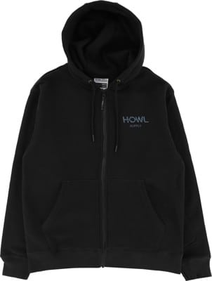 Howl DWR Zip Up Hoodie - black - view large