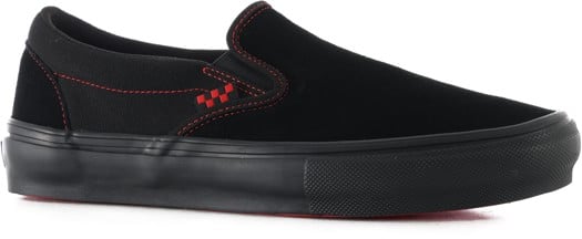 Vans Skate Slip-On Shoes - black/black/red - view large