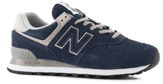 New Balance Women's 574 Shoes - navy/white - view large