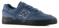 New Balance Numeric 574V (WIDE) Skate Shoes - shoreline blue/black