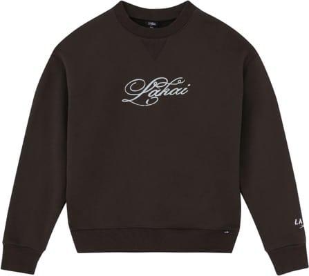 Lakai Classic Crewneck Sweater - dark brown - view large
