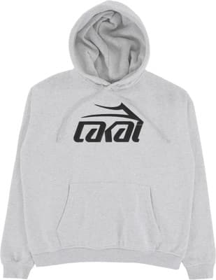 Lakai Logo Pullover Hoodie - heather grey - view large