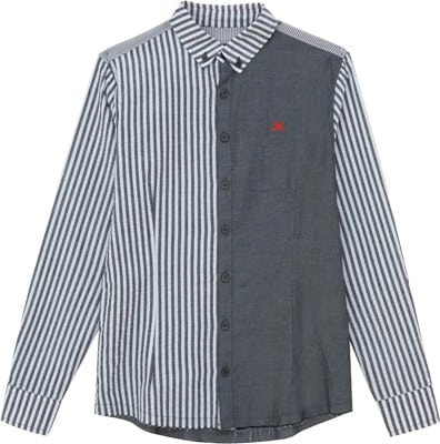 Lakai Longsleeve Button Down L/S Shirt - mixed greys - view large