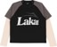 Lakai Double Layer Raglan Longsleeve L/S T-Shirt - black