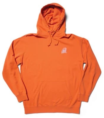 Lakai Brush Garment Dyed Pullover Hoodie - burnt orange - view large