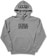 Lakai Public Enemy Classic Pullover Hood Hoodie - smoke