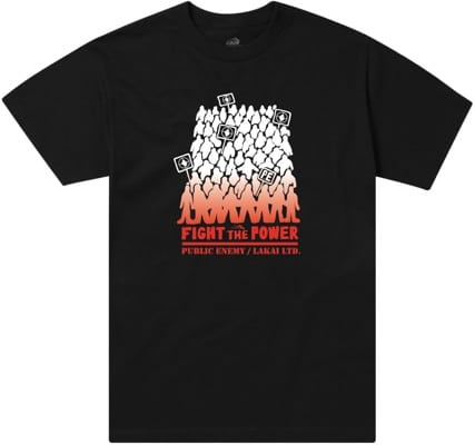 Lakai Public Enemy Fight The Power T-Shirt - black - view large