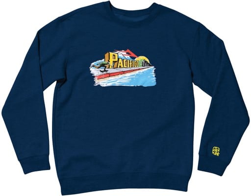 Lakai Push Crewneck Sweatshirt - navy - view large