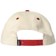 Real Pier 7 Snapback Hat - natural/maroon - reverse