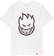 Spitfire Bighead T-Shirt - white/dark red print