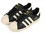 Adidas Superstar ADV Skate Shoes - core black/cream white/gold metallic - pair