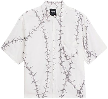 Vans Van Doren Printed Camp S/S Shirt - white - view large