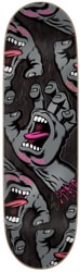 Santa Cruz Crowded Hand 9.0 Skateboard Deck - black