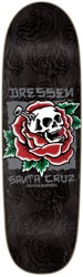 Santa Cruz Dressen Skull Rose Pro 9.25 Skateboard Deck