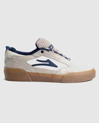 Lakai Aran Skate Shoes - whisper white suede - view large