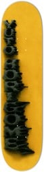 April Yuto Stamp Skateboard Deck - orange